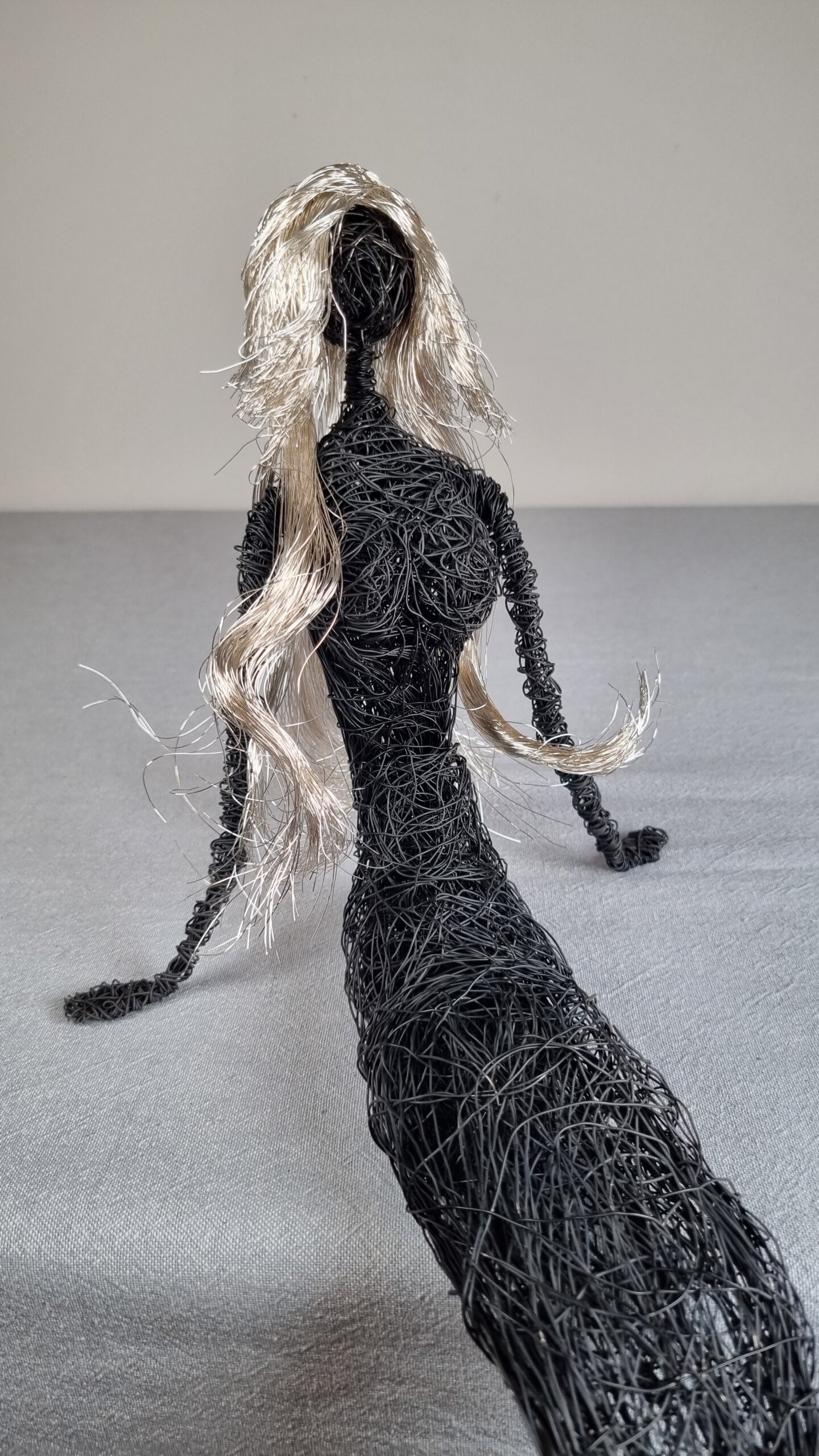 Meerjungfrau Lca.57cm, handgefertigt – Bild 2