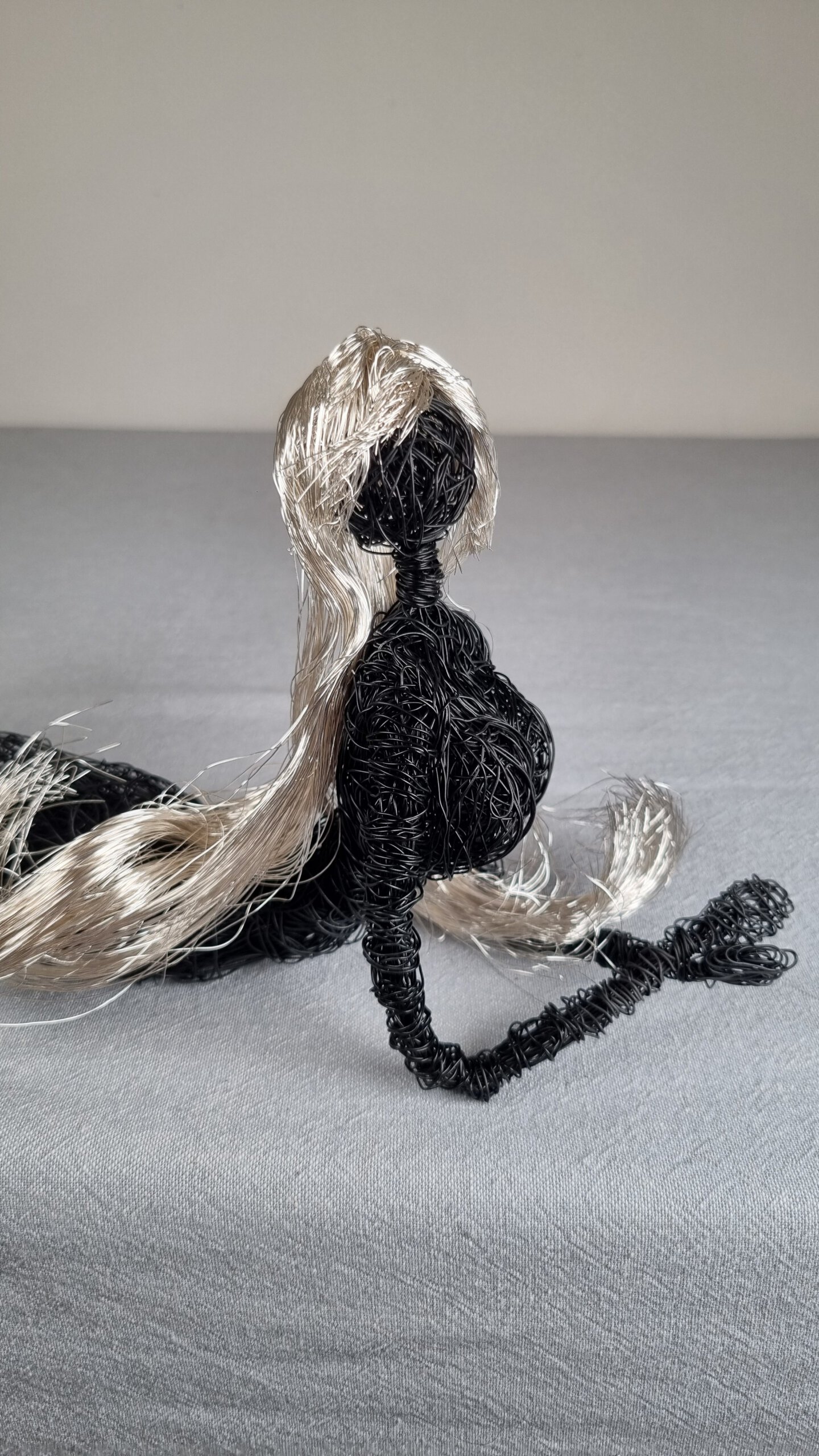 Meerjungfrau Lca.38cm, handgefertigt – Bild 2