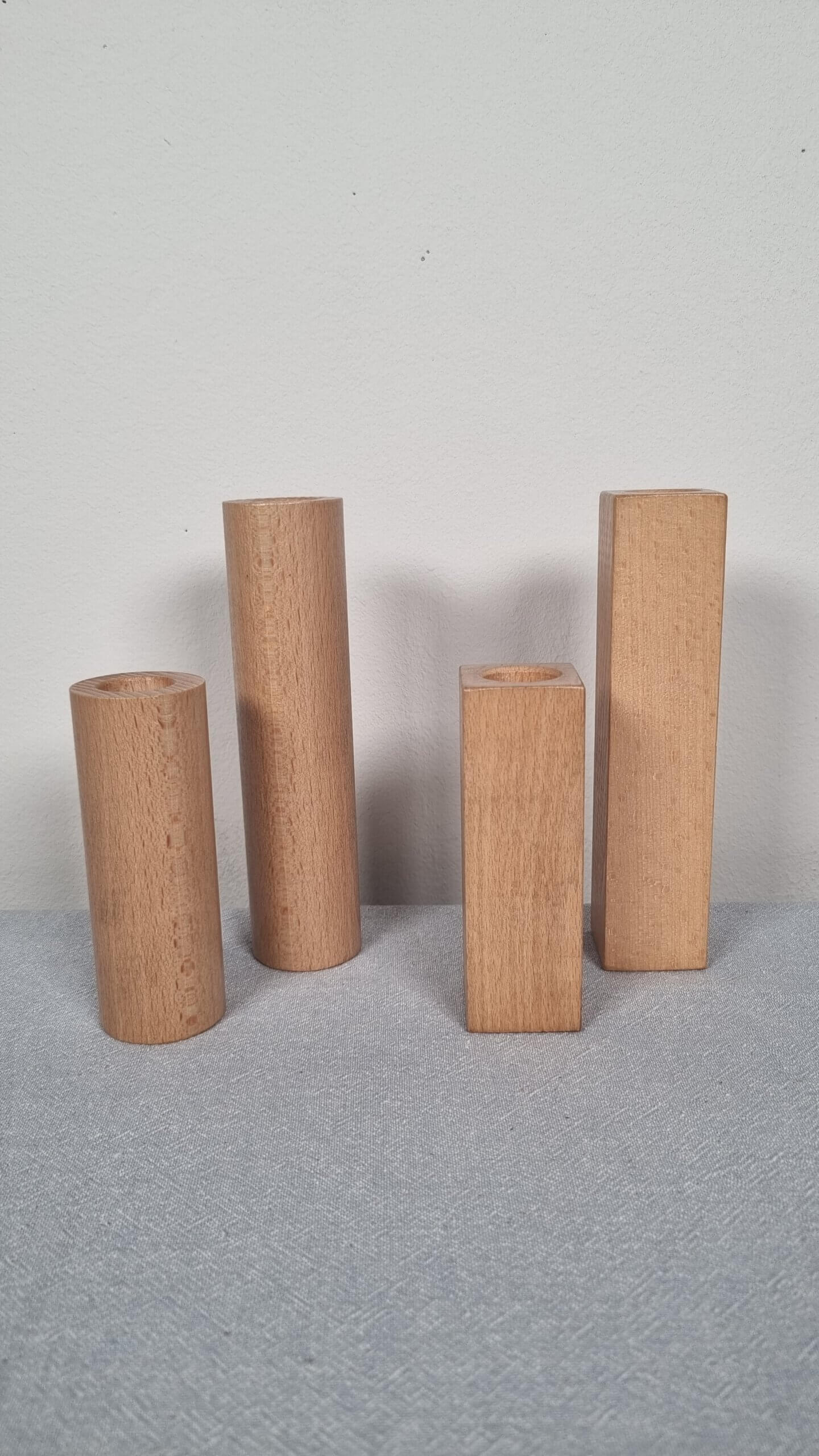 Holzelement als Zusatz für Kerzenständer "SAMI"