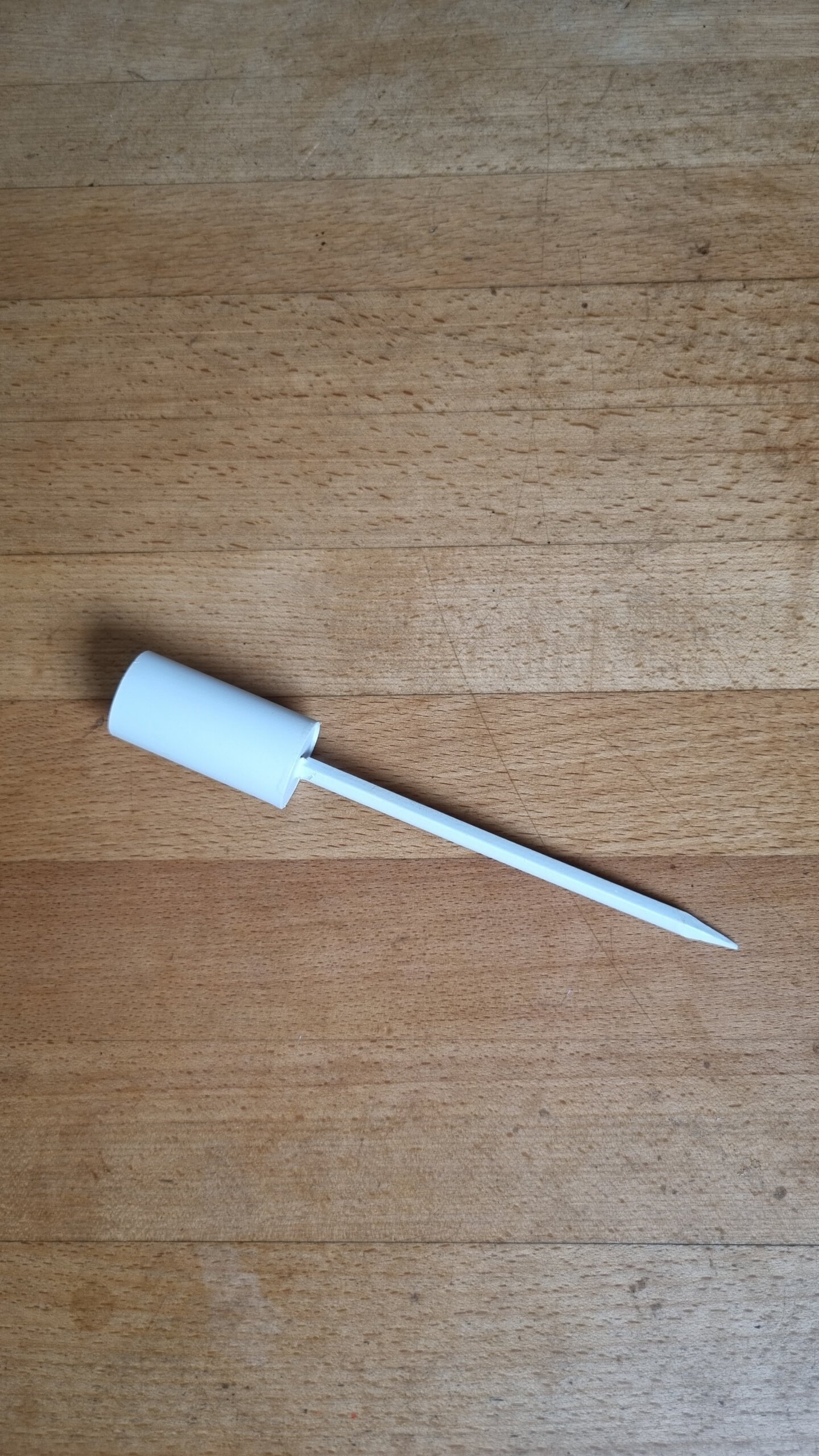 Kerzenpick L18cmxD2,2cm, weiß