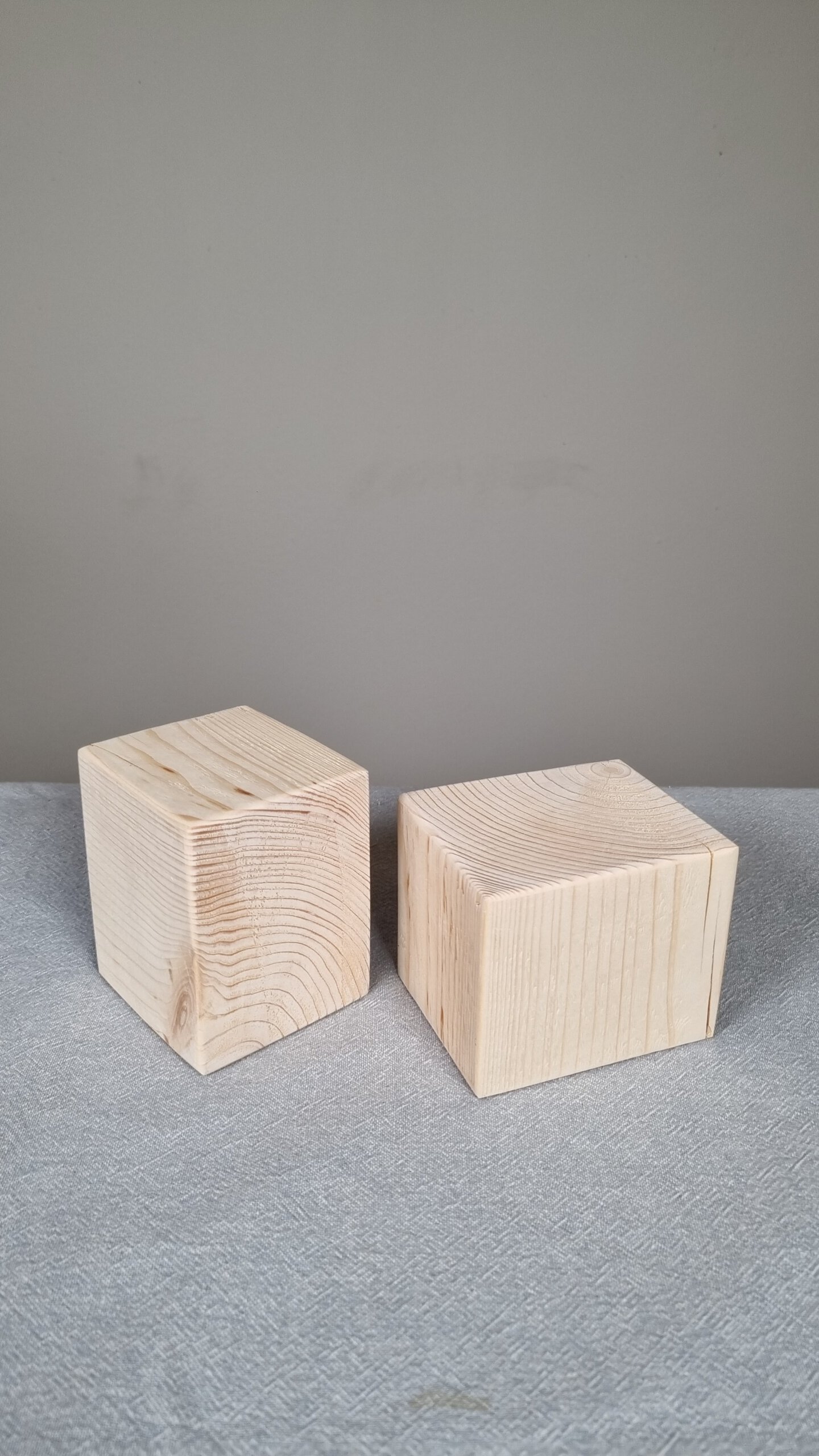 Holzklotz Hca.10cmxB7cm natur, ein Stück