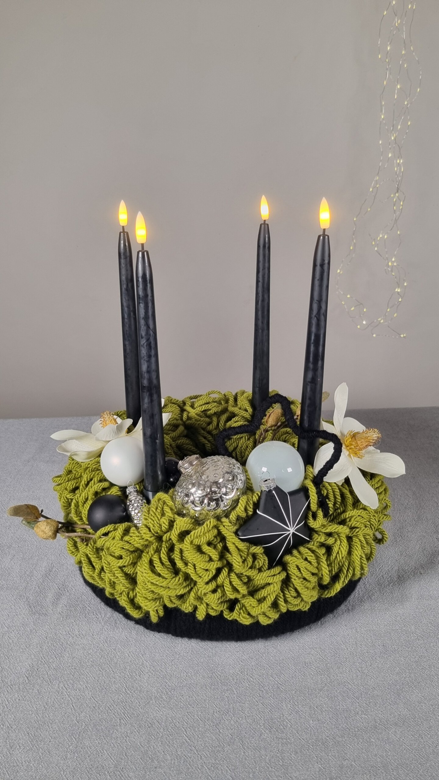 Adventskranz Dca.35cmxHca.40cm, handgefertigt