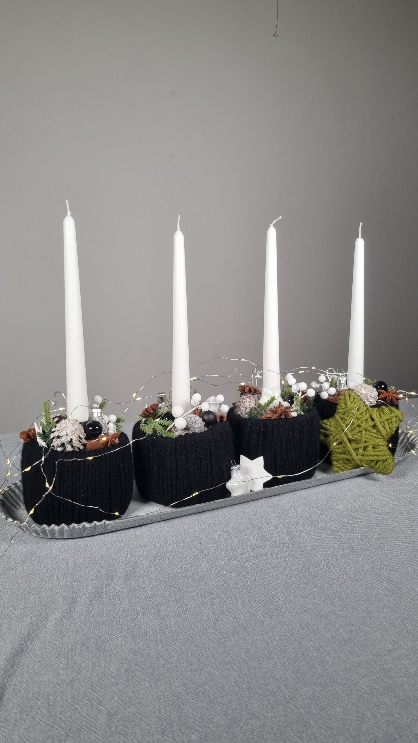 Adventstörtchen weihnachtlich gefüllt, handgefertigt – Bild 2