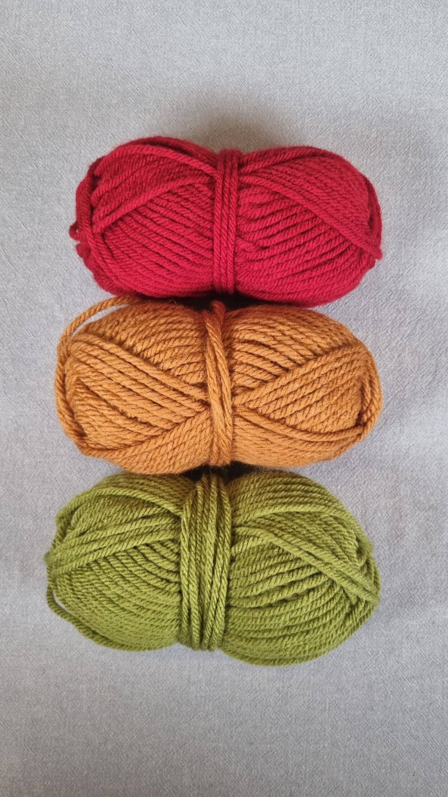 Wolle verschiedene Farben